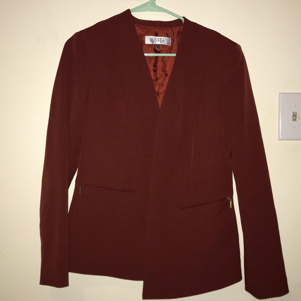 Kasper Stretch Crepe Blazer